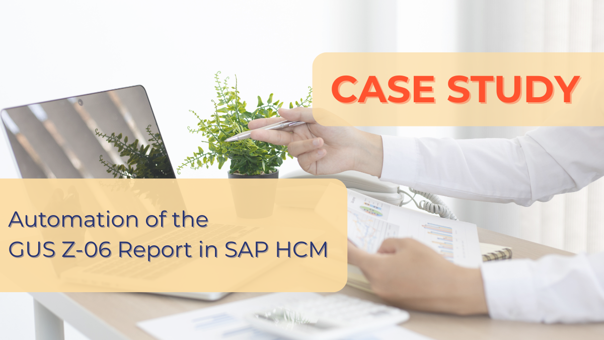 Automation of the GUS Z-06 report in SAP HCM: Case Study of implementation at CA company