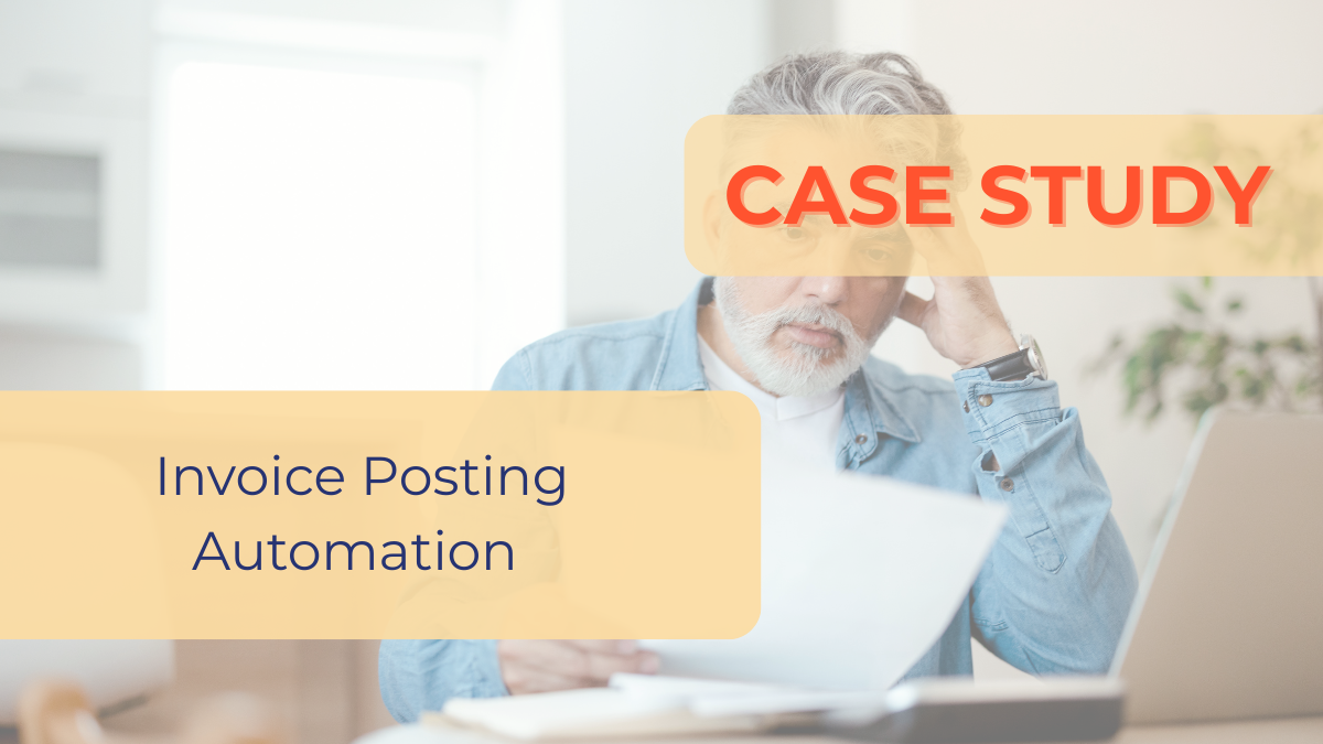 Invoice posting automation – Case Study