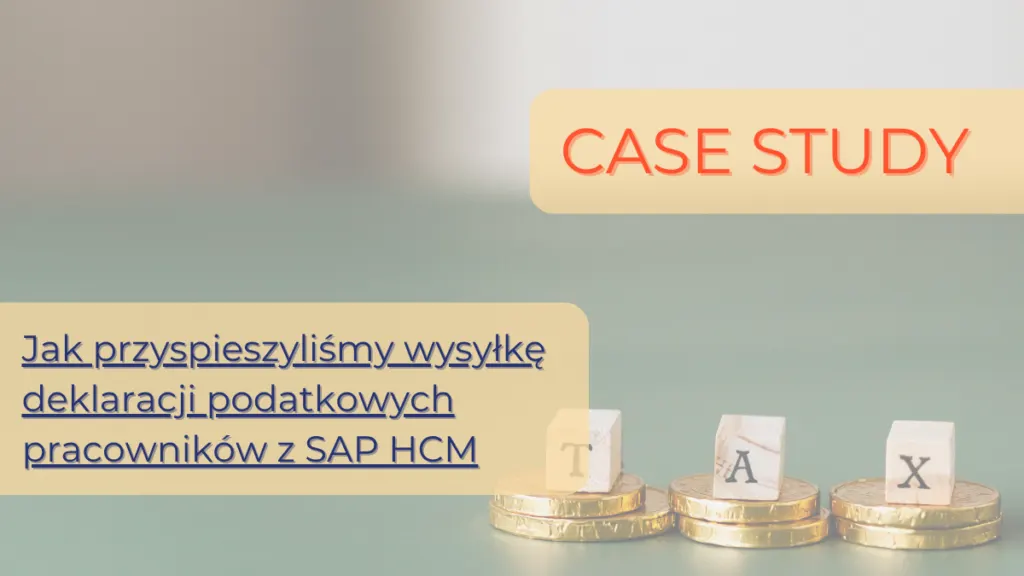 tax e-declarations in SAP HCM Case study